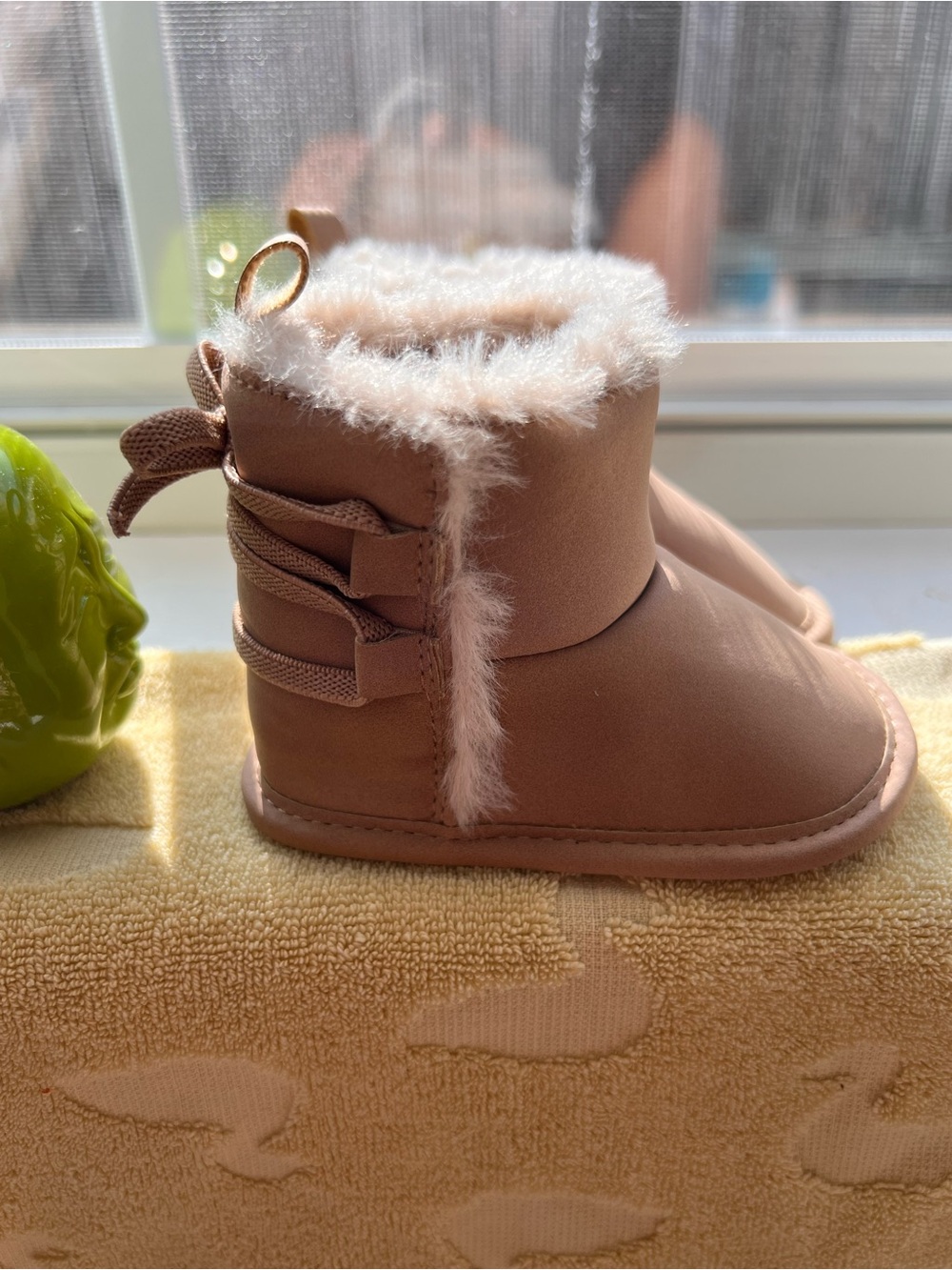 Carter's Blush Pink Faux-Fur Lined Toddler Boots